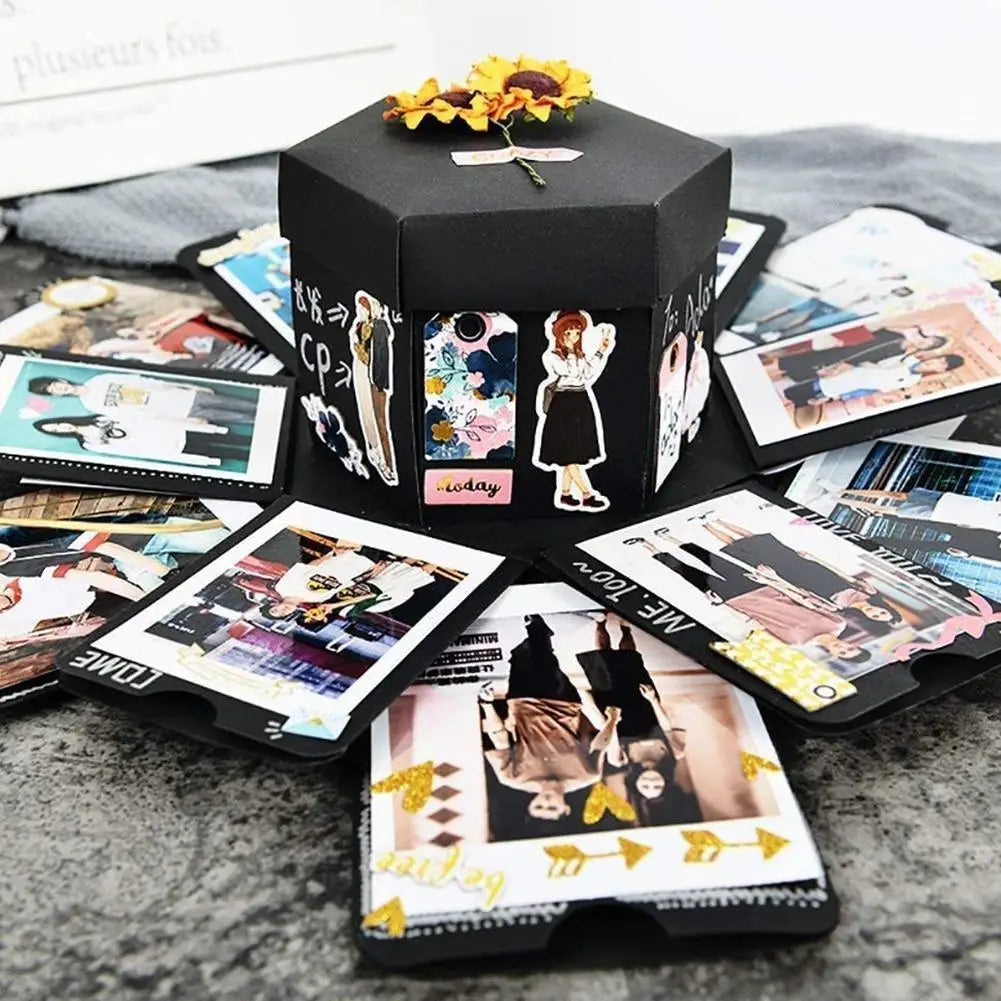 DIY Explosion Photo Album Gift Box: An Ideal Gift for Anniversaries and Cherished Memories